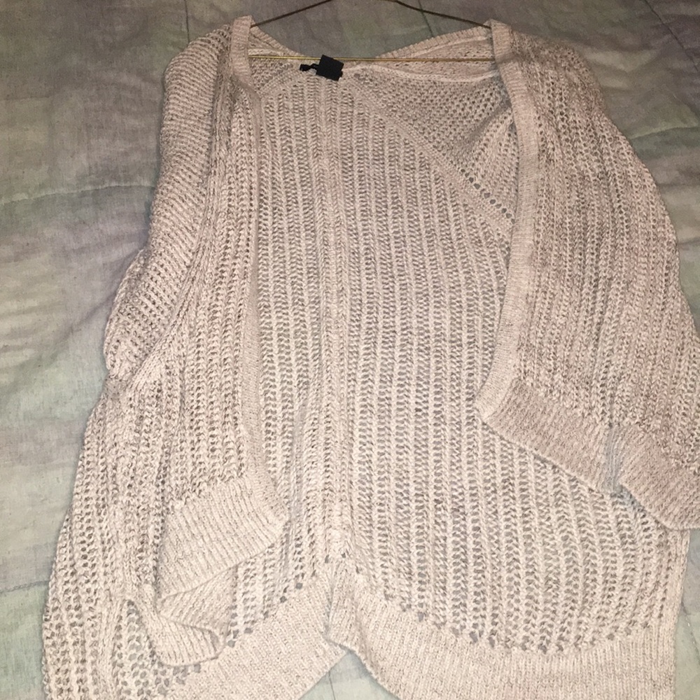 Grey slouch sweater